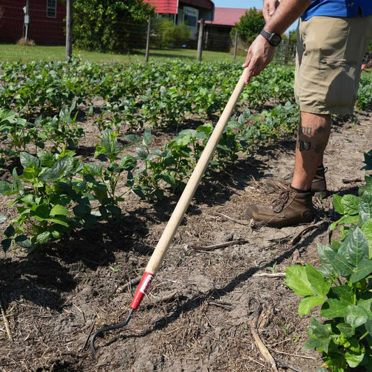 Single tine garden cultivator